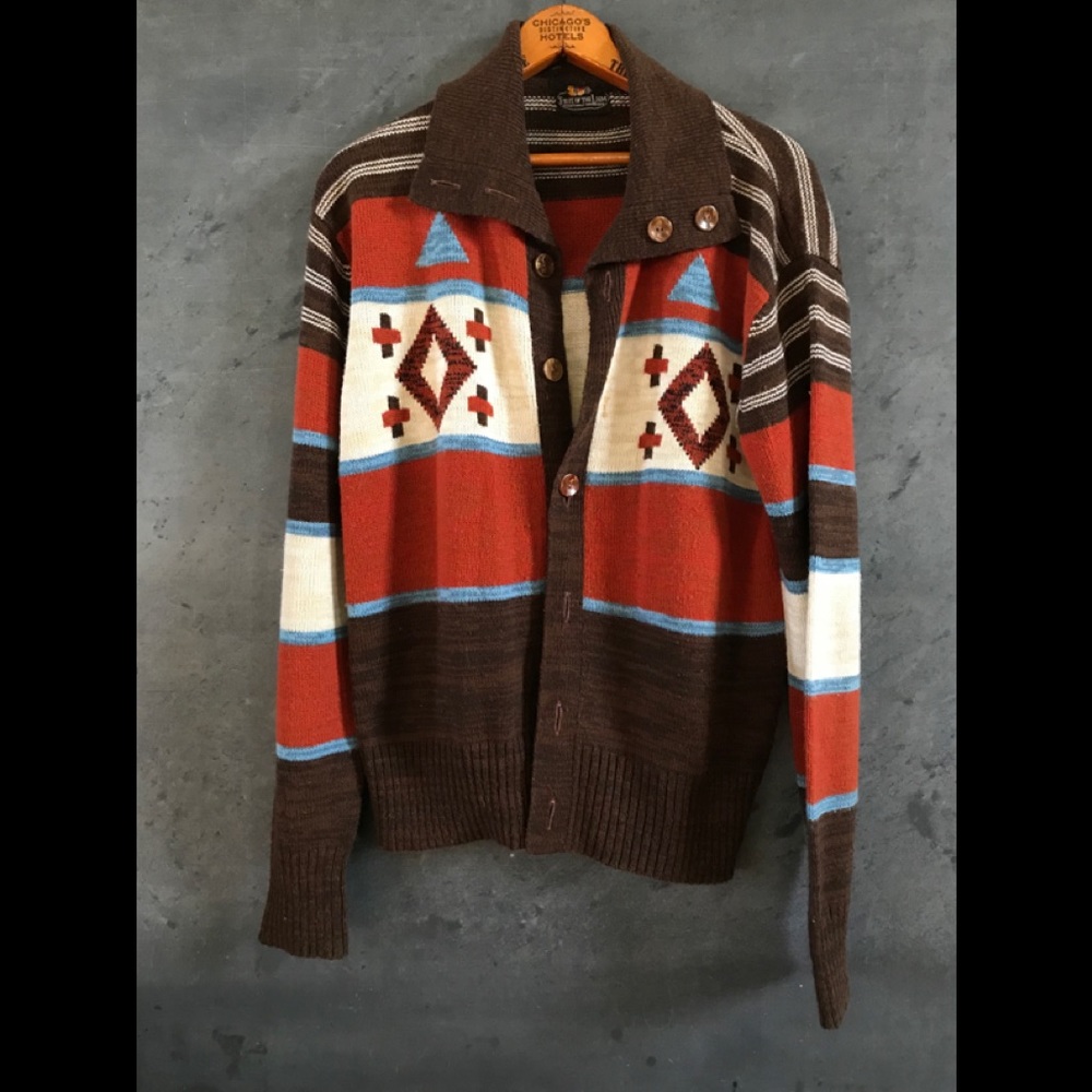 Retro Fruit Of The Loom Cardigan